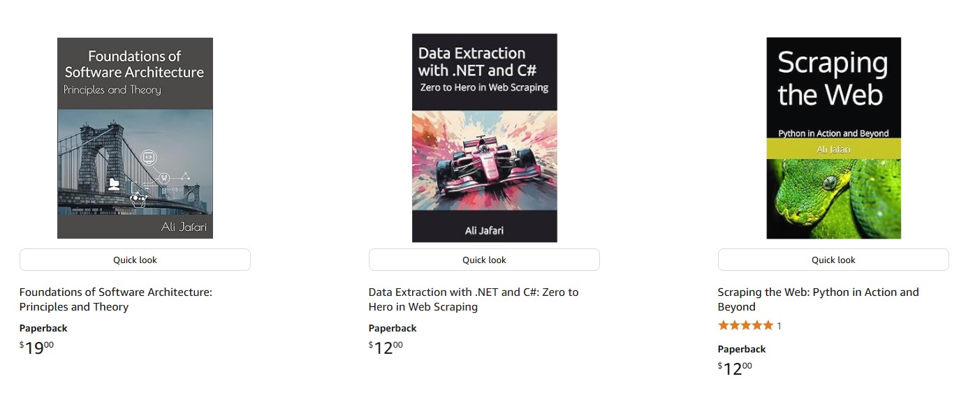 See my HomePage at [Amazon.com Ali jAFARO](https://www.amazon.com/stores/author/B0DST58YXC)